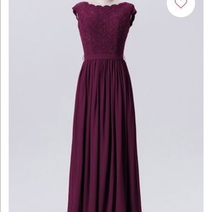 Vinibelle bridesmaid dress in burgandy